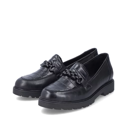 Pantofi Rieker 45561-01 negru-Pantofi-Pantofi