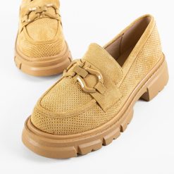 Pantofi casual Dafa Bej 5