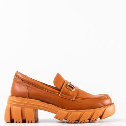 Pantofi casual Kylie Camel 3