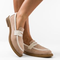 Pantofi casual dama Kertt Bej 3