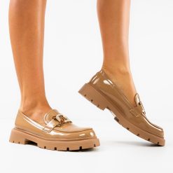 Pantofi casual dama Lavutko Bej 2