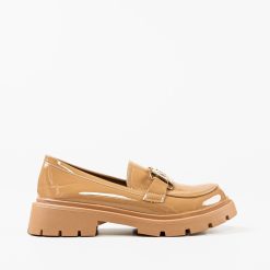 Pantofi casual dama Lavutko Bej 3