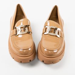 Pantofi casual dama Lavutko Bej 4