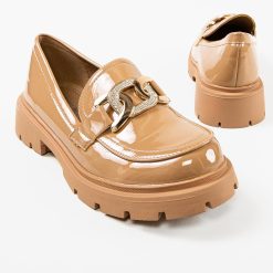 Pantofi casual dama Lavutko Bej 5