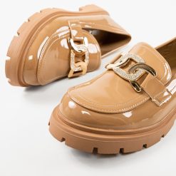 Pantofi casual dama Lavutko Bej 6