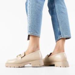 Pantofi casual dama Murray Bej 3