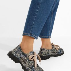 Pantofi casual dama piele Dasha V4 multicolori-Pantofi dama casual-Pantofi dama casual