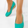 Pantofi cu platforma Sonia B V2 turcoaz-Pantofi cu platforma-Pantofi cu platforma