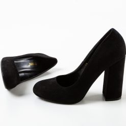 Pantofi dama Almond Negri 4