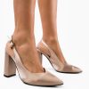 Pantofi dama Anhelina Nude-Pantofi cu toc-Pantofi cu toc