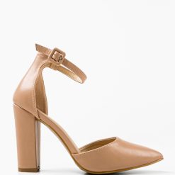 Pantofi dama Carina Bej 4