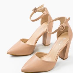 Pantofi dama Carina Bej 6