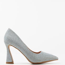 Pantofi dama Elaine Argintii 3