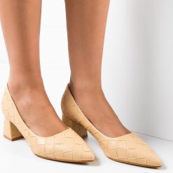 Pantofi dama Farrell Bej 2