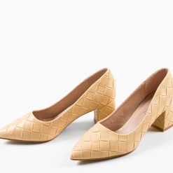 Pantofi dama Farrell Bej 5