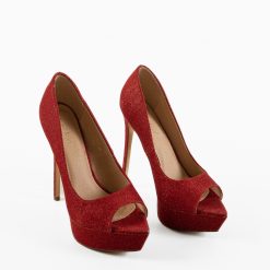 Pantofi dama Ferguson Rosii 2 7