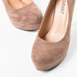 Pantofi dama Hebert Khaki 4