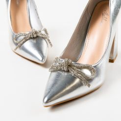 Pantofi dama Jacira Argintii 3