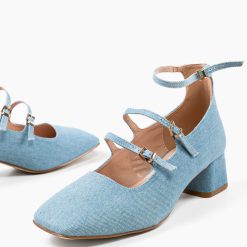 Pantofi dama Jona Albastri 3