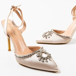 Pantofi dama Kaitlyn Bej 5