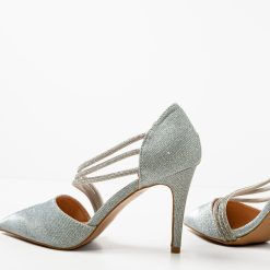 Pantofi dama Lazaros Argintii 5