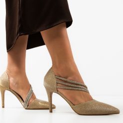 Pantofi dama Lazaros Aurii 2 3