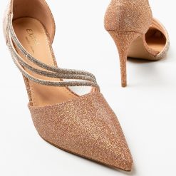 Pantofi dama Lazaros Aurii 6