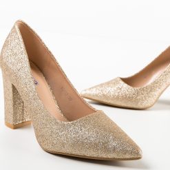 Pantofi dama Morgan Aurii 5