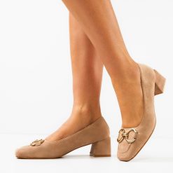 Pantofi dama Pope Khaki 2