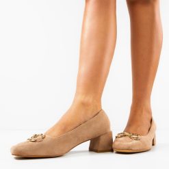 Pantofi dama Pope Khaki 3