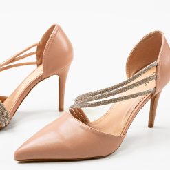 Pantofi dama Pratima Nude 4