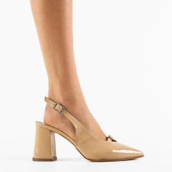 Pantofi dama Rich Bej 3