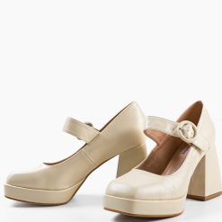 Pantofi dama Siya Bej 4