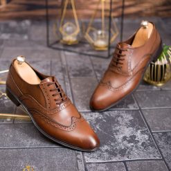 din piele naturala- P1822-Pantofi