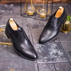 din piele naturala-  P1825-Pantofi