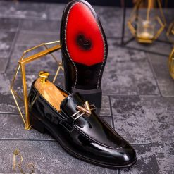 Pantofi lacuiti din piele naturala P1130 2