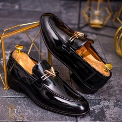 Pantofi lacuiti din piele naturala P1130 3