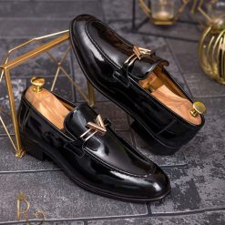 Pantofi lacuiti din piele naturala P1130 4