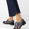 Pantofi oxford dama Genave V4 multicolori-Pantofi oxford derby dama-Pantofi oxford derby dama