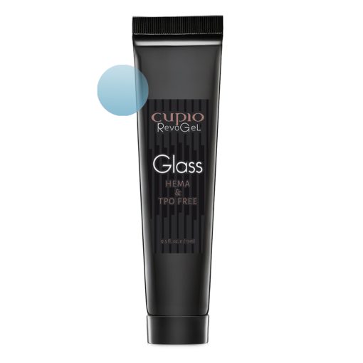 RevoGel Cupio Glass  - Water Blue 15ml-Manichiura-Hema & TPO Free