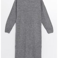 Rochie-pulover cu croiala dreapta-FEMEI-