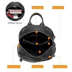 Negru-Femei-Rucsacuri dama