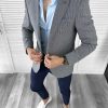 Sacou barbati slim fit bleumarin 3470   21-3.3-Sacouri barbati