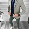 Sacou barbati slim fit in carouri 10123  P18-2.3-Sacouri barbati