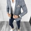 Sacou barbati slim fit in dungi 1041  i6-6-Sacouri barbati