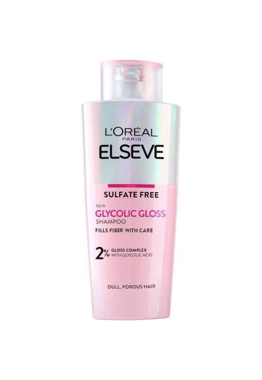 Sampon  Elseve Glycolic Gloss pentru stralucirea parului - 2% Acid Glicolic - 200 ml-FEMEI-