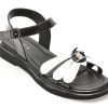 Sandale EPICA alb-negru