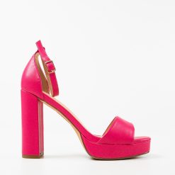 Sandale cu toc Abimbo Fuchsia 3