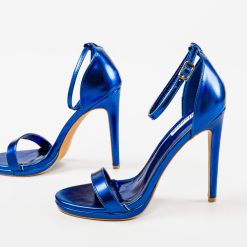 Sandale cu toc Aelian Albastre 4