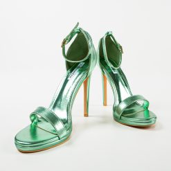 Sandale cu toc Aelian Verzi 4